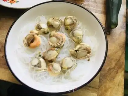Make Lazy old garlic fan fan scallop step 2