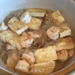Make Shrimp fan tofu step 9