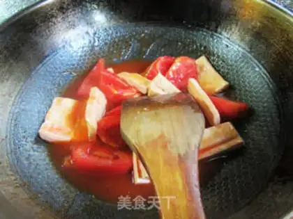 Make Tomato fried tofu dry step 8