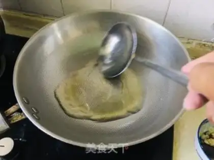 Make Lazy old garlic fan fan scallop step 5