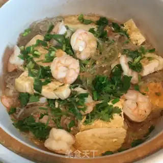 Make Shrimp fan tofu step 11