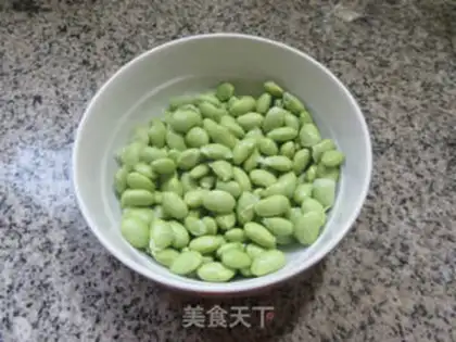 Make ♪ Squeeze the vealed beans ♪ step 1