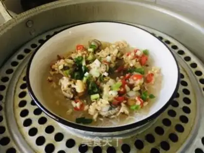 Make Lazy old garlic fan fan scallop step 10
