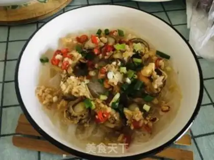Make Lazy old garlic fan fan scallop step 11