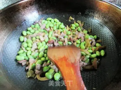 Make ♪ Squeeze the vealed beans ♪ step 5