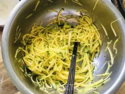 Make Pumpkin silk step 0