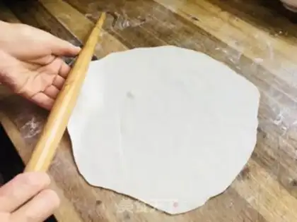 Make Pumpkin silk step 2