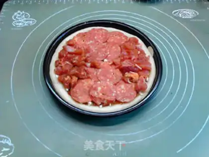 Make Salami New Orleans chicken collage pizza step 15