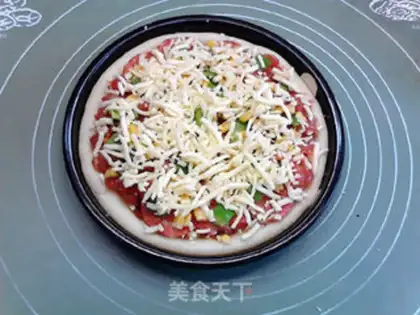 Make Salami New Orleans chicken collage pizza step 17