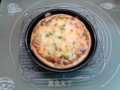 Make Salami New Orleans chicken collage pizza step 19
