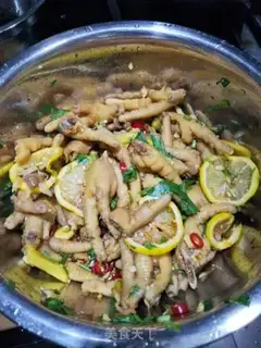 Make Lemon chicken claws step 5