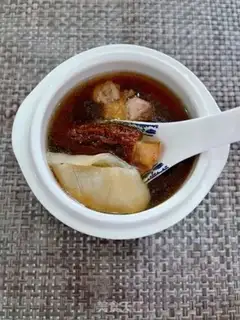 Make The lamb bellyfish gel soup step 9