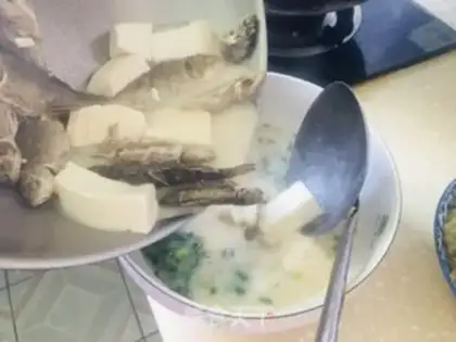 Make Tofu soup step 4