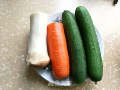 Make Apricot cucumber step 0