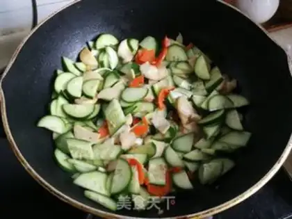 Make Apricot cucumber step 5