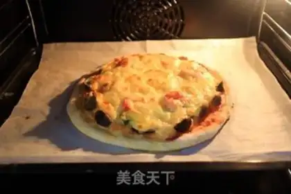 Make Cream-cracker-cream-cream pizza step 9