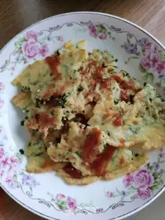 Make Mint onion omelet step 10