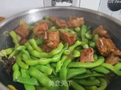 Make ♪ Steaked bean bean ♪ step 7