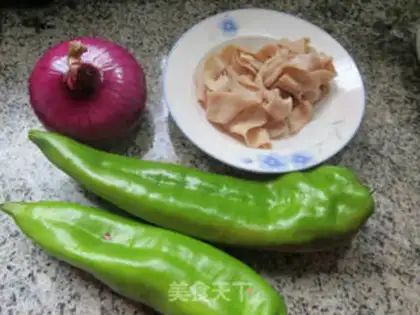 Make Goose intestine onions step 0