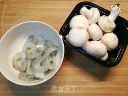 Make Mushroom shrimp step 0