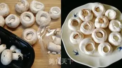 Make Mushroom shrimp step 1