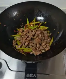 Make Celery beef step 9
