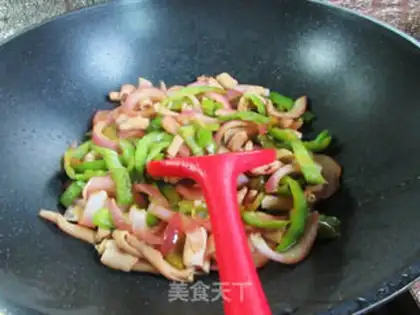 Make Goose intestine onions step 9