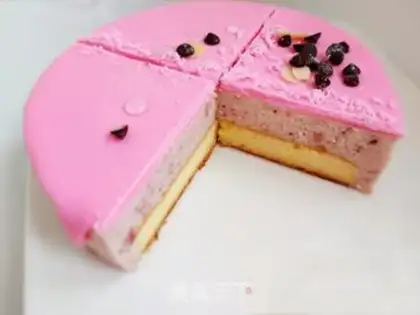 Make Strawberry chocolate mousse cake step 14
