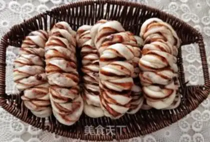 Make Sack bean rolls step 17