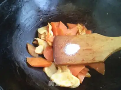 Make Cheese abalone carrots step 5