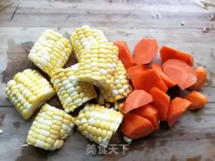 Make Corn carrot steak step 2