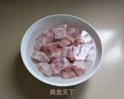 Make Bean evaporated ribs step 1
