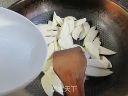 Make White and roasted ham step 5