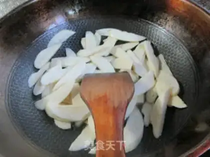 Make White and roasted ham step 6
