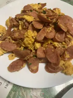 Make Egg fried sausage step 4