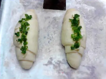 Make Buttered onion cheese and ham rolls step 19