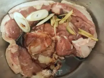 Make Burn chicken legs step 2