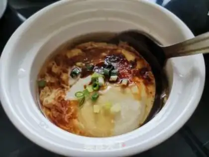 Make Meatloaf steamed eggs step 7