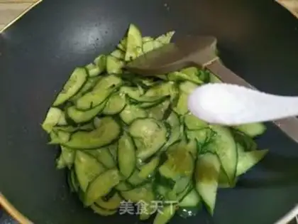 Make A boiled cucumber step 2