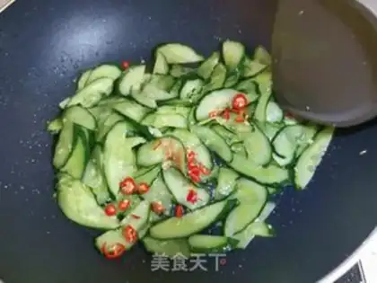 Make A boiled cucumber step 3