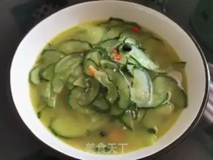 Make A boiled cucumber step 7