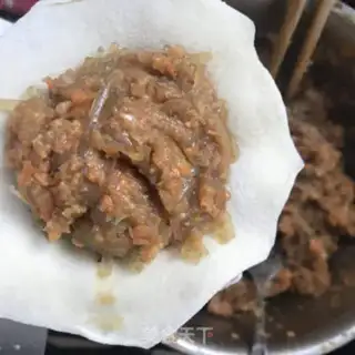 Make Powder meat buns step 7