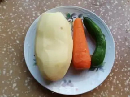 Make Carrot with potatoes step 0
