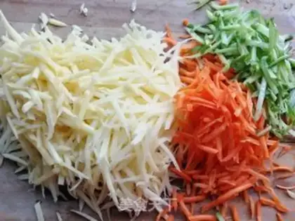 Make Carrot with potatoes step 1