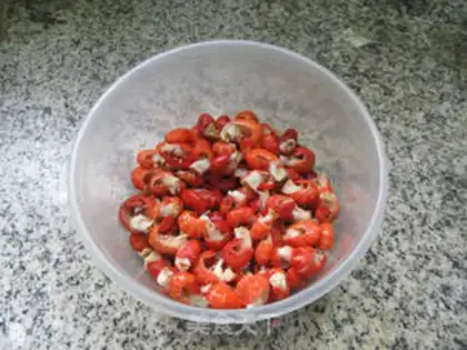 Make Scrawny lobster tail step 3