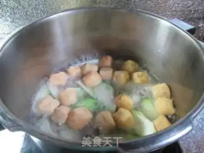 Make Little tofu melon broth step 8