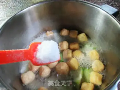 Make Little tofu melon broth step 9