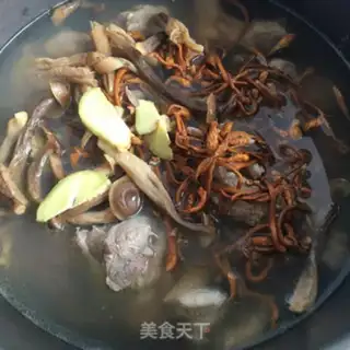 Make The old pigeon with mushroom ribs step 5