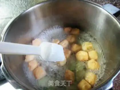 Make Little tofu melon broth step 10