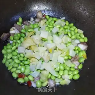 Make Five flowers, soybeans step 9